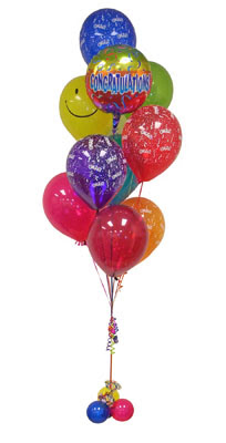  zmir Karyaka online iek gnderme sipari  Sevdiklerinize 17 adet uan balon demeti yollayin.