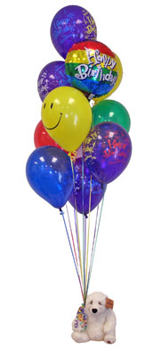  zmir Bayrakl uluslararas iek gnderme  Sevdiklerinize 17 adet uan balon demeti yollayin.
