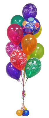  zmir Konak 14 ubat sevgililer gn iek  Sevdiklerinize 17 adet uan balon demeti yollayin.