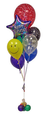  zmir Karabalar anneler gn iek yolla  Sevdiklerinize 17 adet uan balon demeti yollayin.