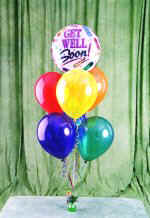  zmir Konak internetten iek siparii  18 adet renkli uan balon hediye rn balon