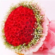 101 adet kırmızı gülden buket  İzmir Konak İnternetten çiçek siparişi 
