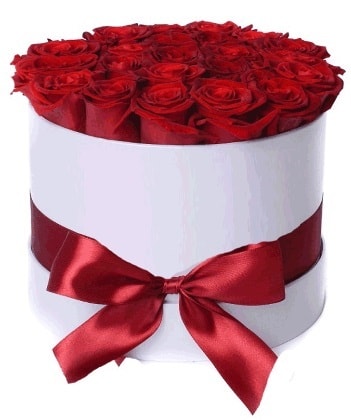 33 adet kırmızı gül özel kutuda kız isteme   İzmir Konak güvenli kaliteli hızlı çiçek 