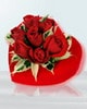  İzmir Konak çiçek gönderme  Kalp kutuda 9 adet Güller 